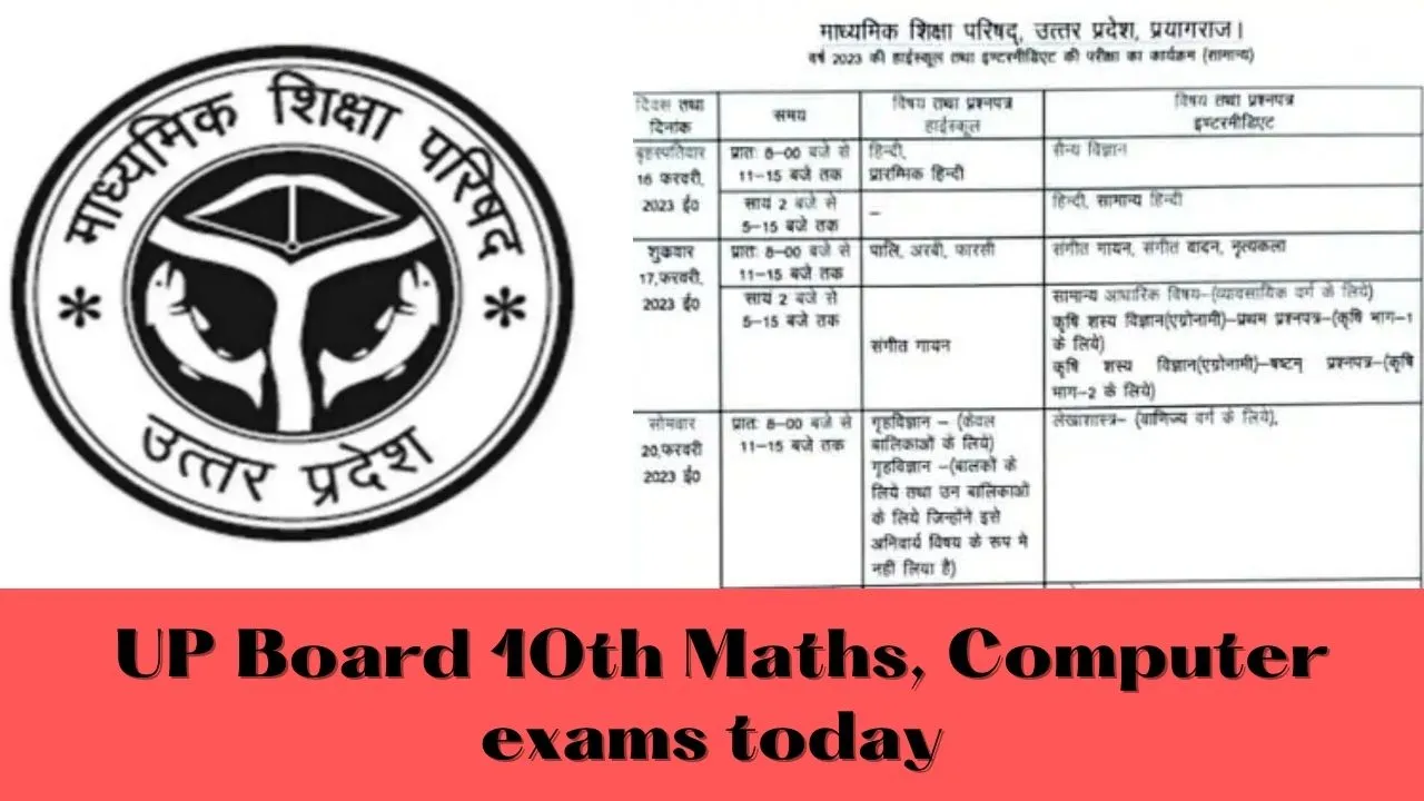 UP Board Exam 2023