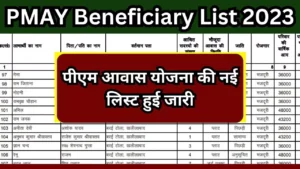 PMAY Beneficiary List 2023