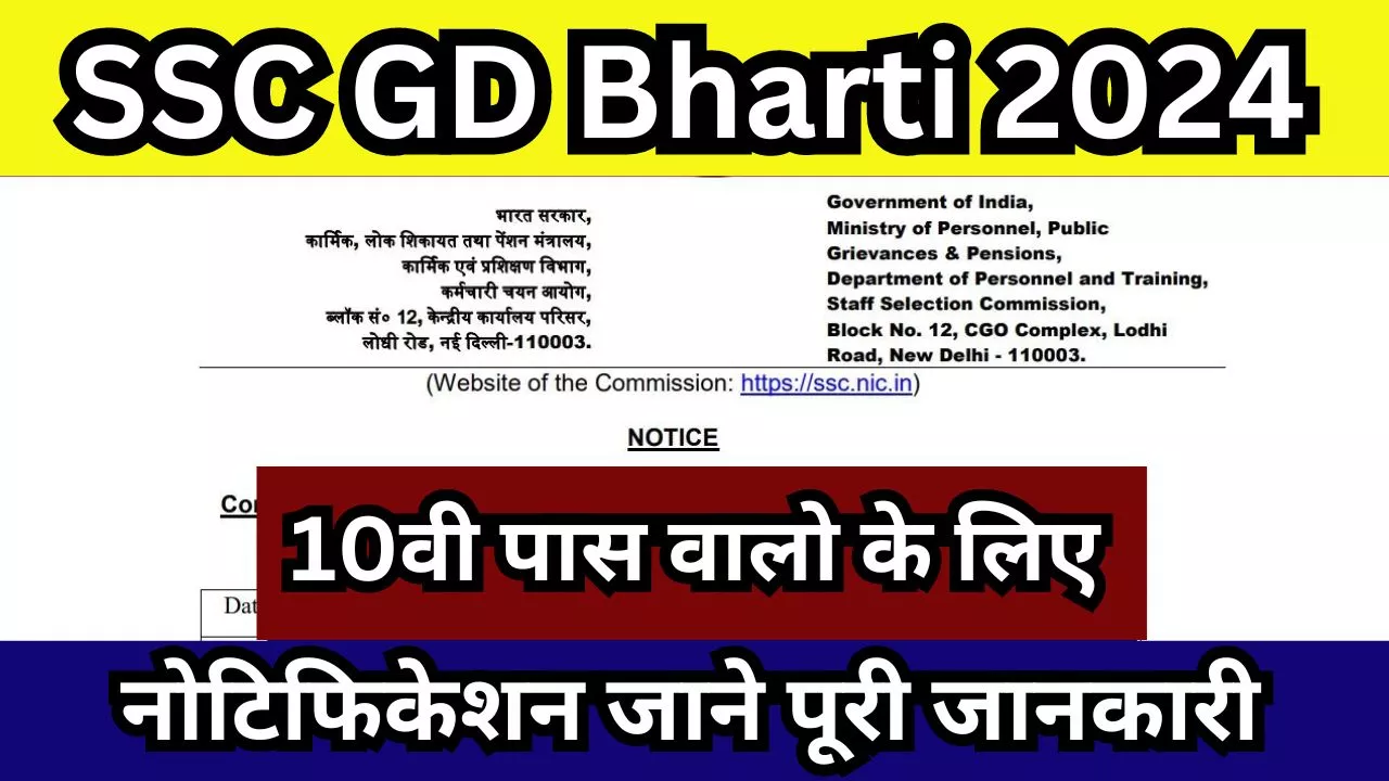 SSC GD Bharti 2024