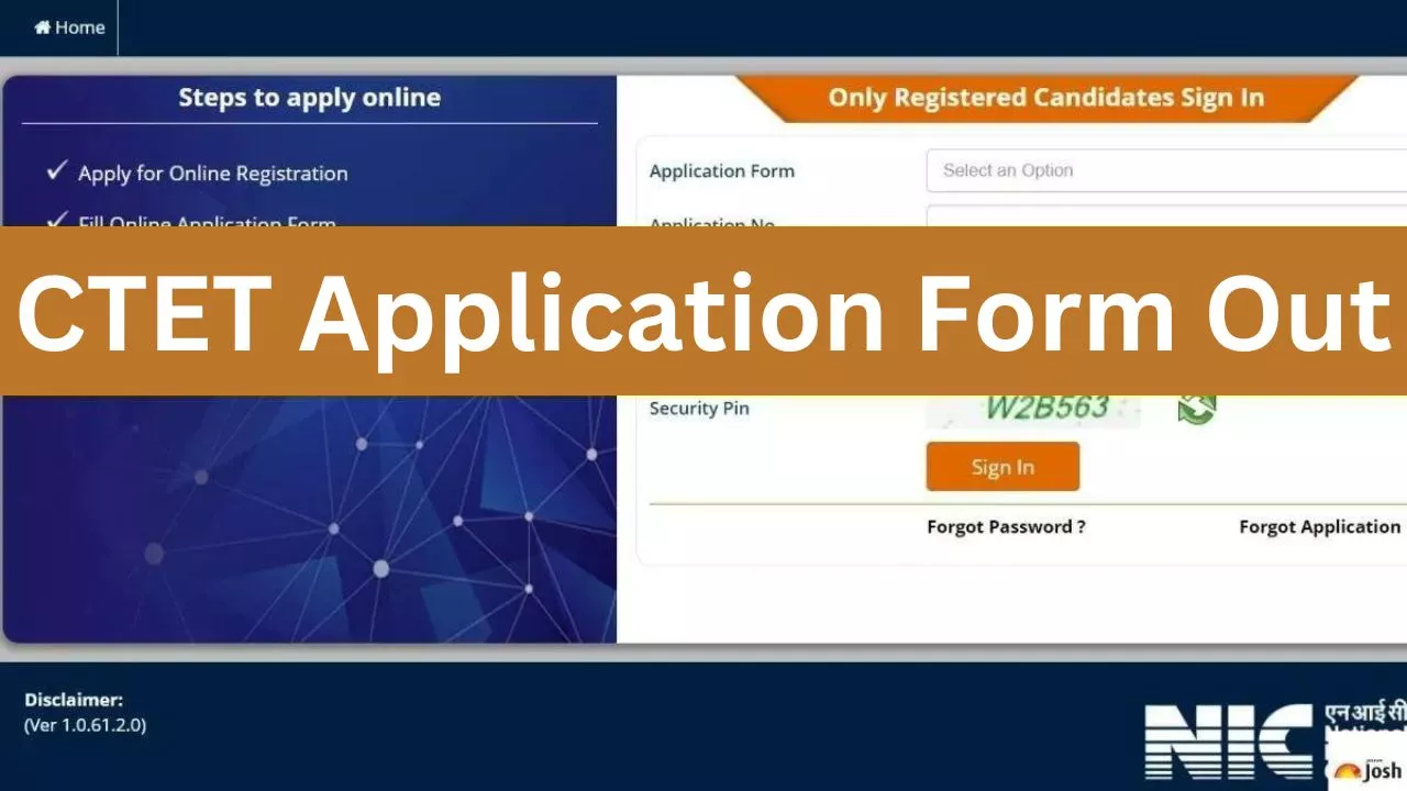 CTET Application Form 2023